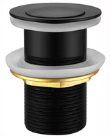 Push Plug Waste 32mm (Black)