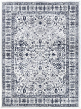 Ligures  Navy Cream Traditional Rug