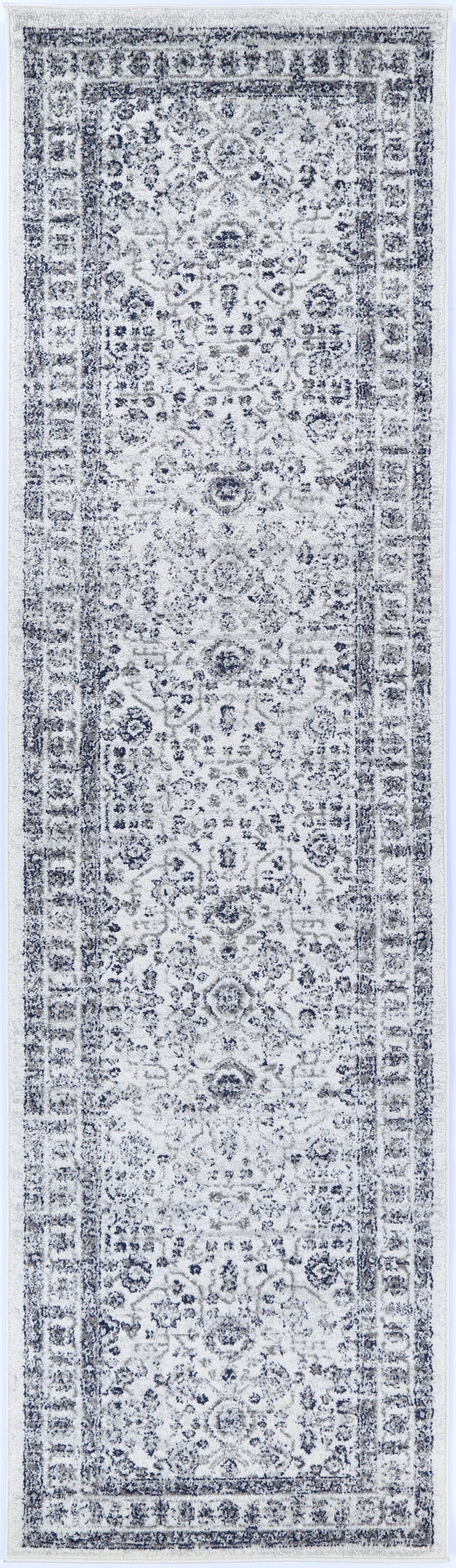 Ligures  Navy Cream Traditional Rug