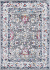 Ligures  Grey Multi Traditional Rug