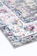 Ligures  Grey Multi Traditional Rug