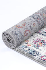 Ligures  Grey Multi Traditional Rug