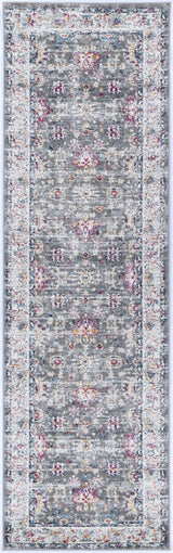 Ligures  Grey Multi Traditional Rug