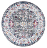 Ligures  Grey Multi Traditional Rug