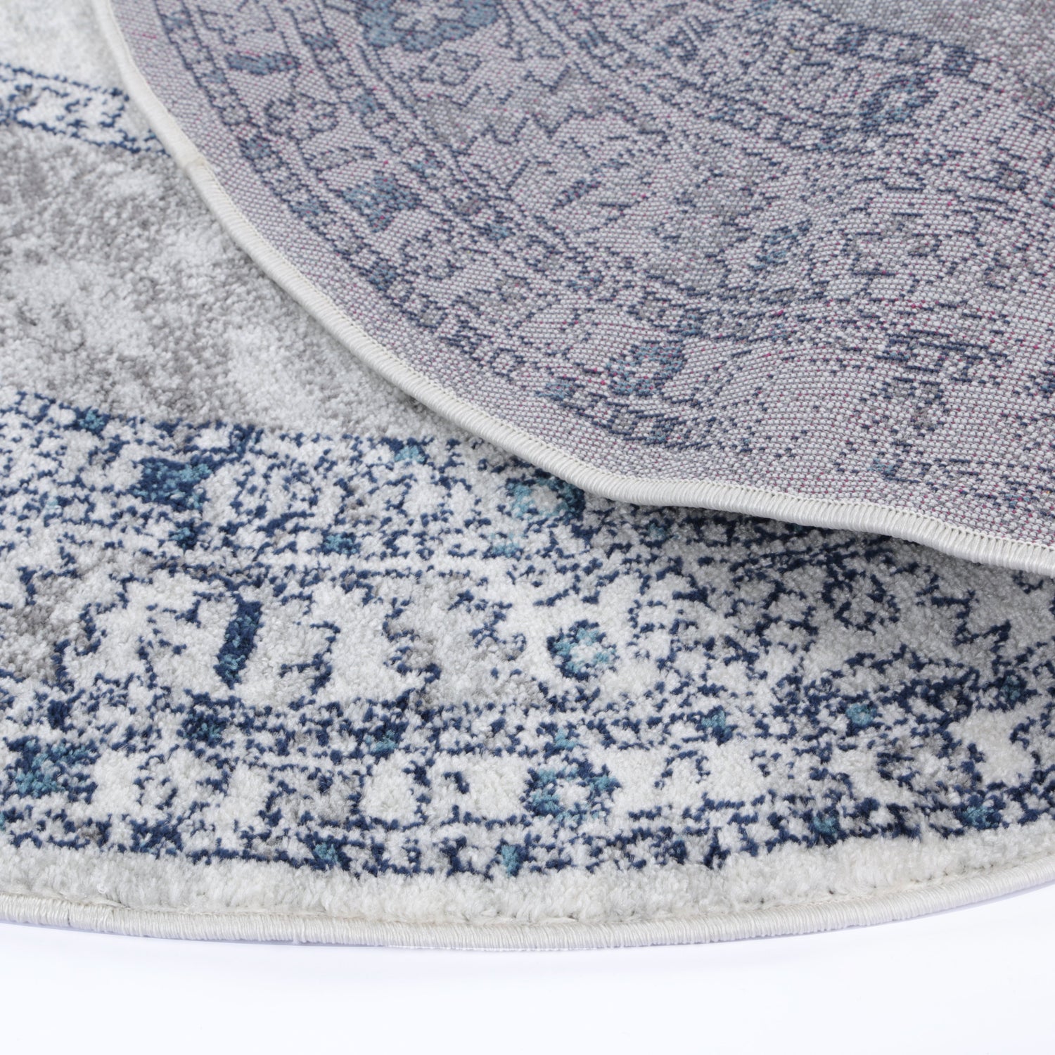 Ligures Navy Cream Ancient Rug