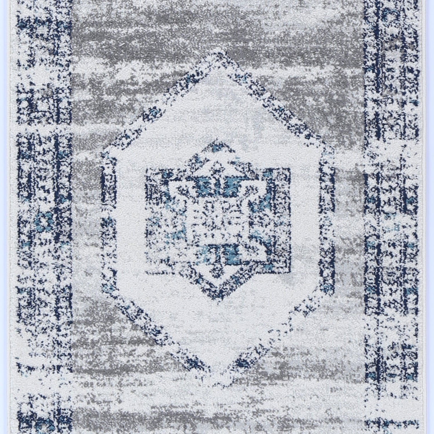 Ligures Navy Cream Ancient Rug