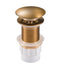 Pop Up Waste With Non Overflow - Brushed Brass
