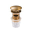 Pop Up Waste With Overflow - Brushed Brass