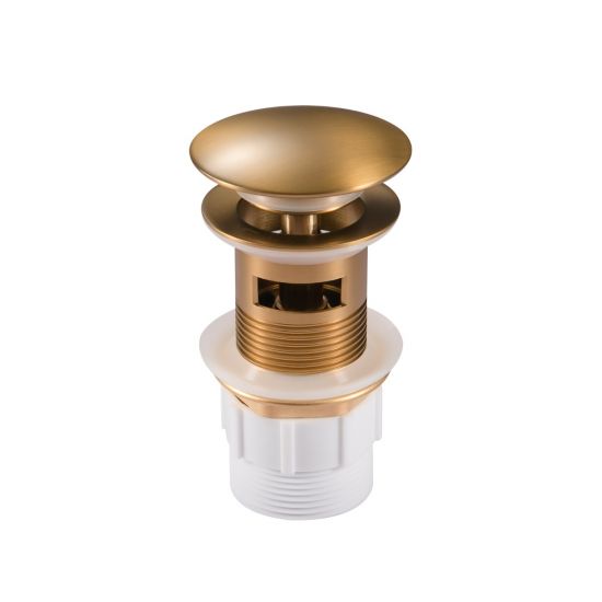 Pop Up Waste With Overflow - Brushed Brass