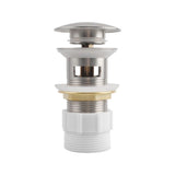 Pop Up Waste With Overflow - Brushed Nickel