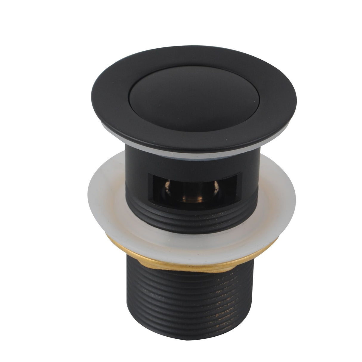 Pop Up Waste With Overflow - Matte Black