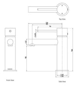 ROUL Basin Mixer - Matte Black