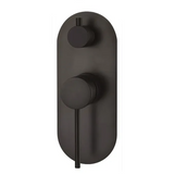 ROUL Shower/Wall Mixer with Diverter - Brushed Gun Metal