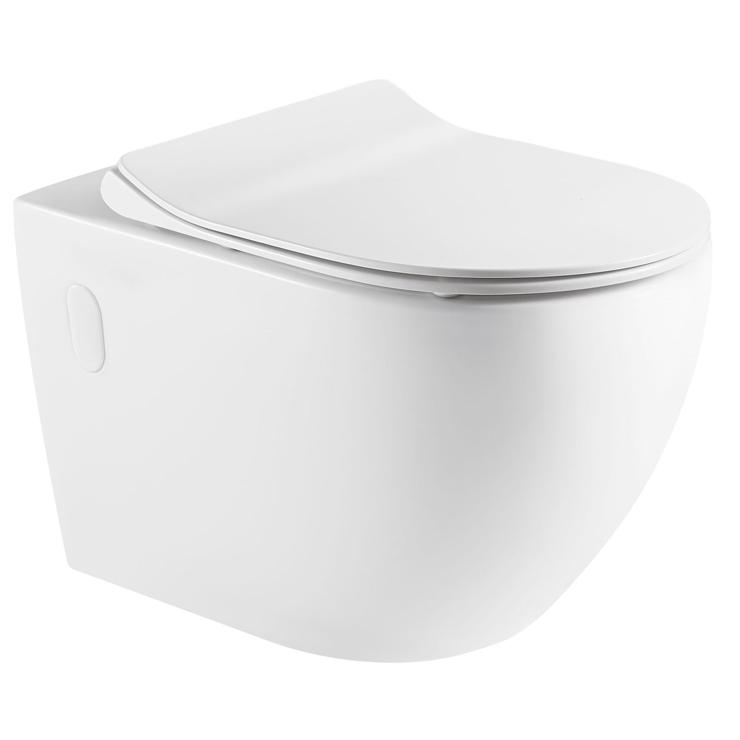 RAUL99 Wall Hung Toilet Floor Pan with Wall Hung Cistern Package