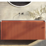 RIMINI Wall-Hung Vanity 1000mm Potters Clay