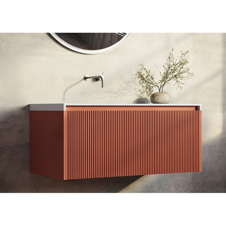 RIMINI Wall-Hung Vanity 1000mm Potters Clay