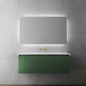 RIMINI Wall-Hung Vanity 1000mm Rain Forest Green