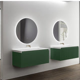 RIMINI Wall-Hung Vanity 1000mm Rain Forest Green