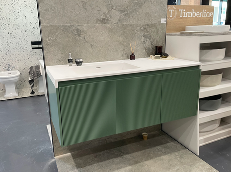 RIMINI Wall-Hung Vanity 1000mm Rain Forest Green