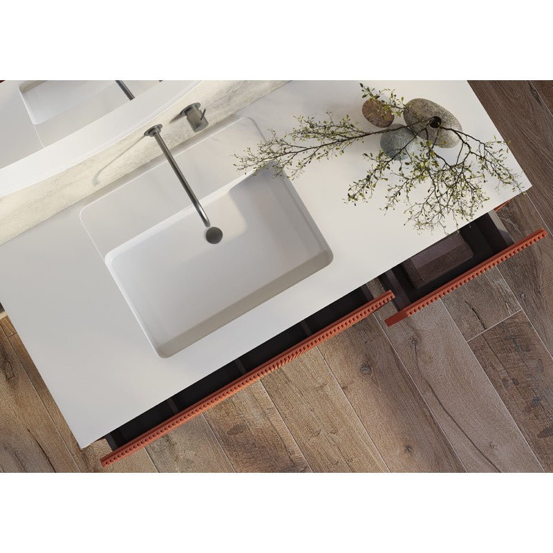 RIMINI Wall-Hung Vanity 1200mm Potters Clay