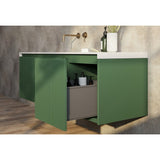 RIMINI Wall-Hung Vanity 1400mm Rain Forest Green