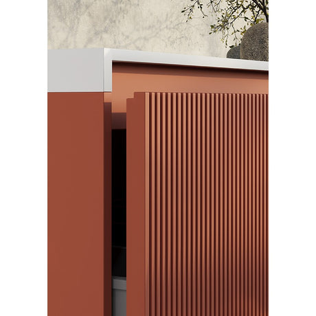 RIMINI Wall-Hung Vanity 600mm Potters Clay