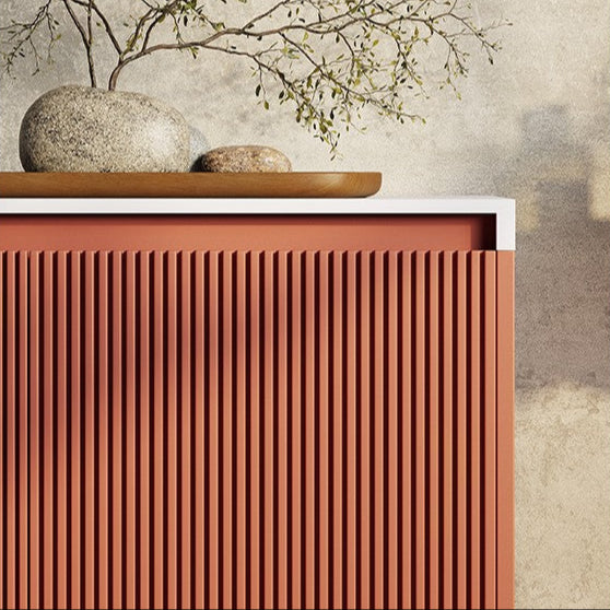 RIMINI Wall-Hung Vanity 600mm Potters Clay
