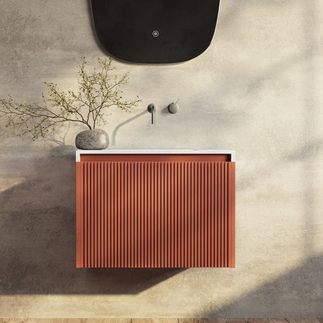 RIMINI Wall-Hung Vanity 600mm Potters Clay