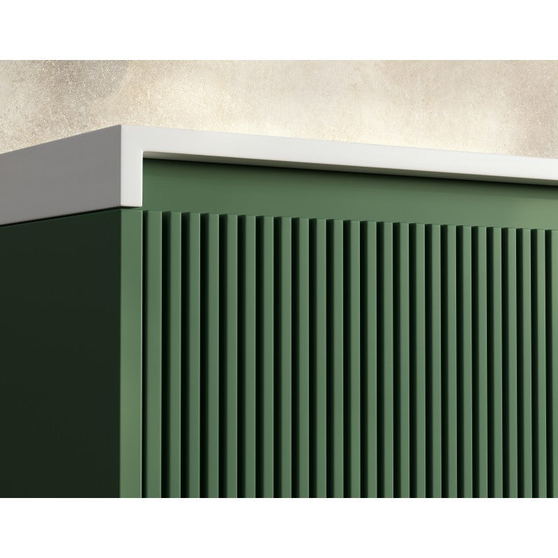 RIMINI Wall-Hung Vanity 600mm Rain Forest Green