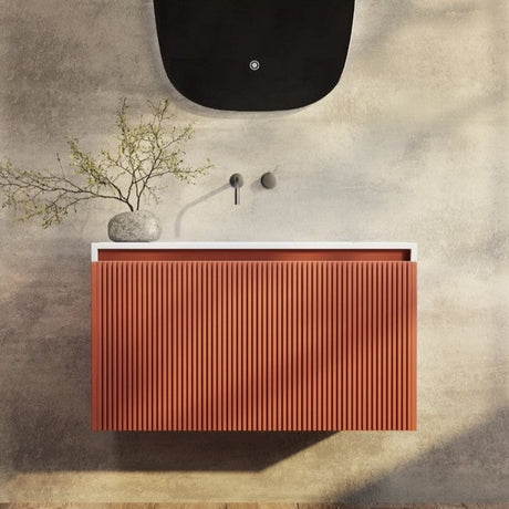 RIMINI Wall-Hung Vanity 800mm Potters Clay