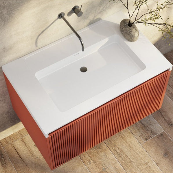RIMINI Wall-Hung Vanity 800mm Potters Clay