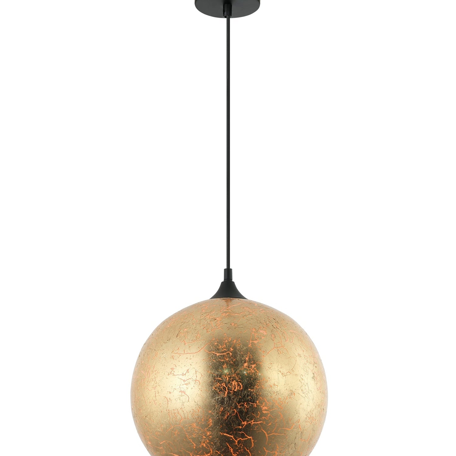 ROCHE: Interior Wine Glass Shape Matt Gold / Chrome Glass Pendant Lights