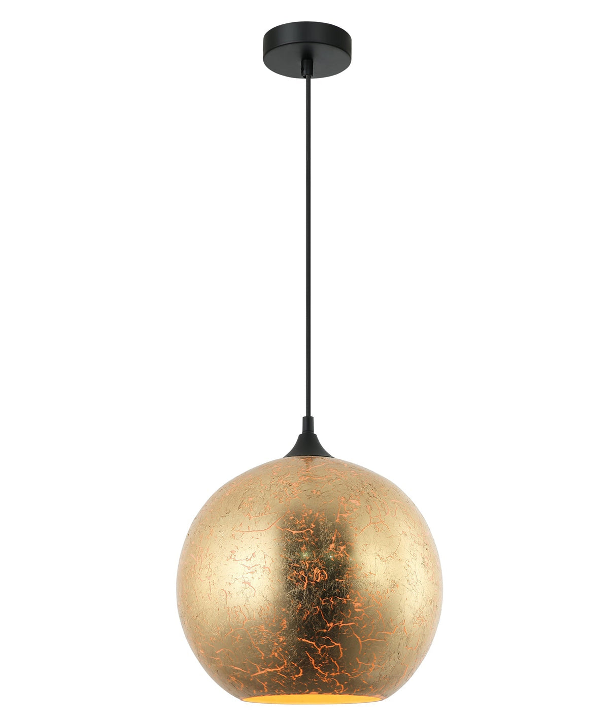 ROCHE: Interior Wine Glass Shape Matt Gold / Chrome Glass Pendant Lights