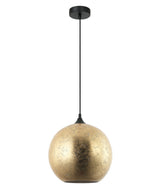 ROCHE: Interior Wine Glass Shape Matt Gold / Chrome Glass Pendant Lights