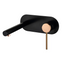 ROUL Wall Mixer With Spout - Black & Rose Gold
