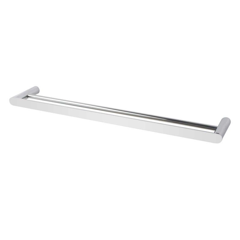 RUSHY Double Towel Rail 600mm - Brushed Nickel