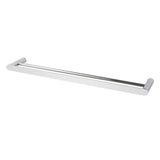 RUSHY Double Towel Rail 600mm - Brushed Nickel