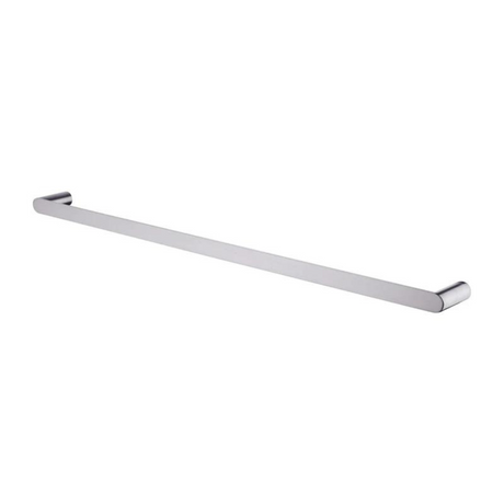 RUSHY Single Towel Rail 800mm - Brushed Nickel