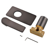 RUSHY Square Shower Mixer - Brushed Gun Metal