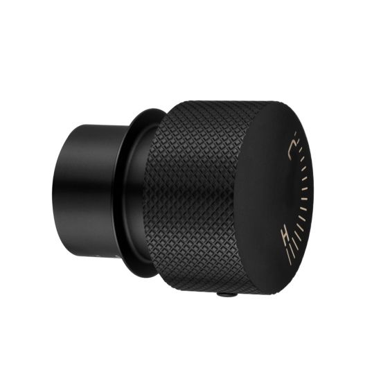 Round Progressive Wall Mixer Handle - Black
