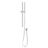 Round Rail With Handheld Shower - Brushed Nickel