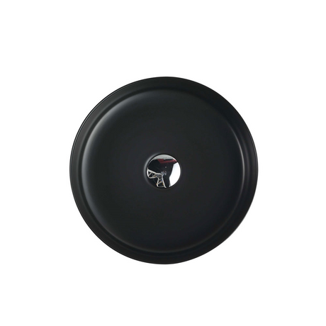 SASSO Round Counter Top Basin Touchline Black 350mm