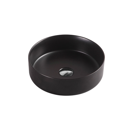 SASSO Round Counter Top Basin Matte Black 350mm