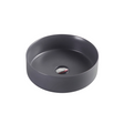 SASSO Round Counter Top Basin Nero Grey 350mm