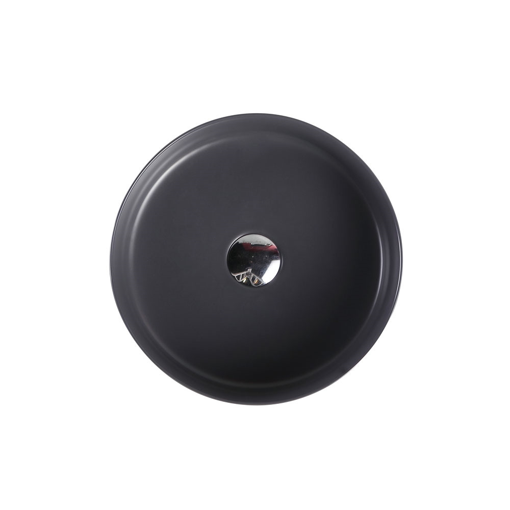 SASSO Round Counter Top Basin Nero Grey 350mm