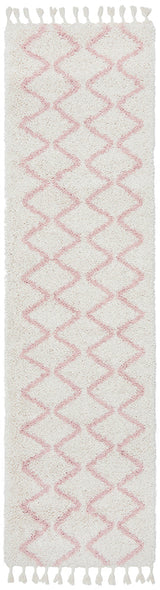 Saffron 11 Pink Runner Rug