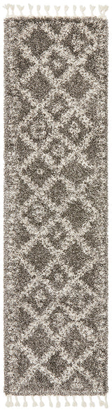 Saffron 33 Grey Runner Rug