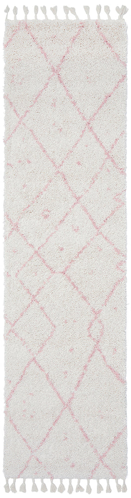 Saffron 44 Pink Runner Rug
