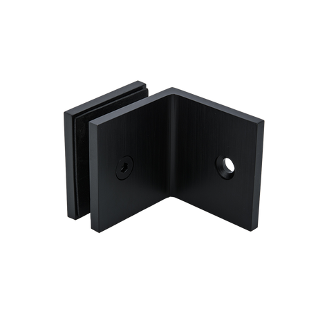 Shower Screen Bracket - 90 ° Glass to Wall Black