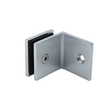 Shower Screen Bracket - 90 ° Glass to Wall Satin